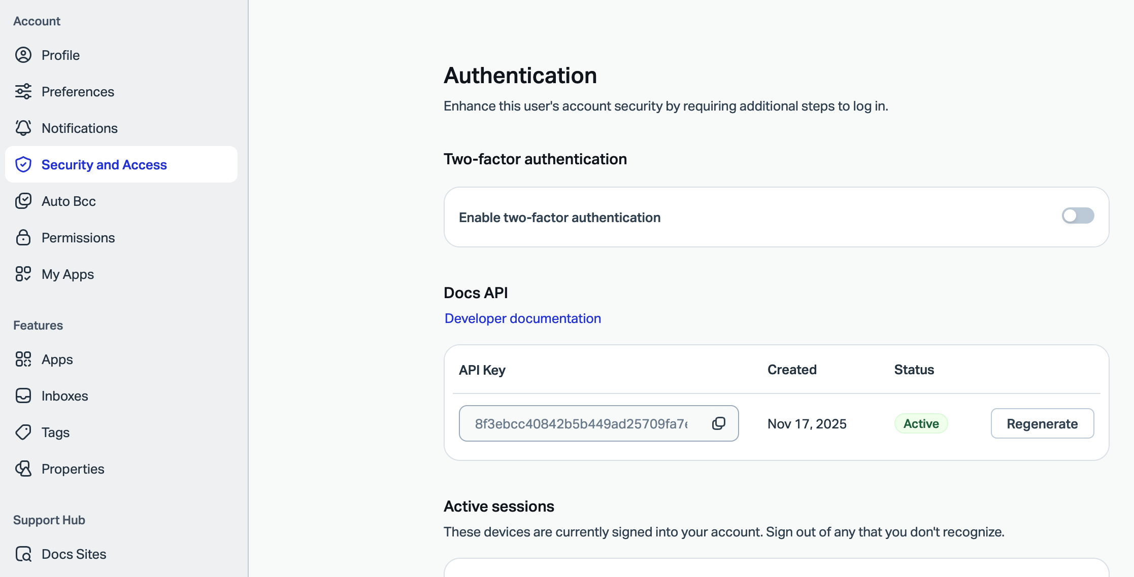 Security and Access